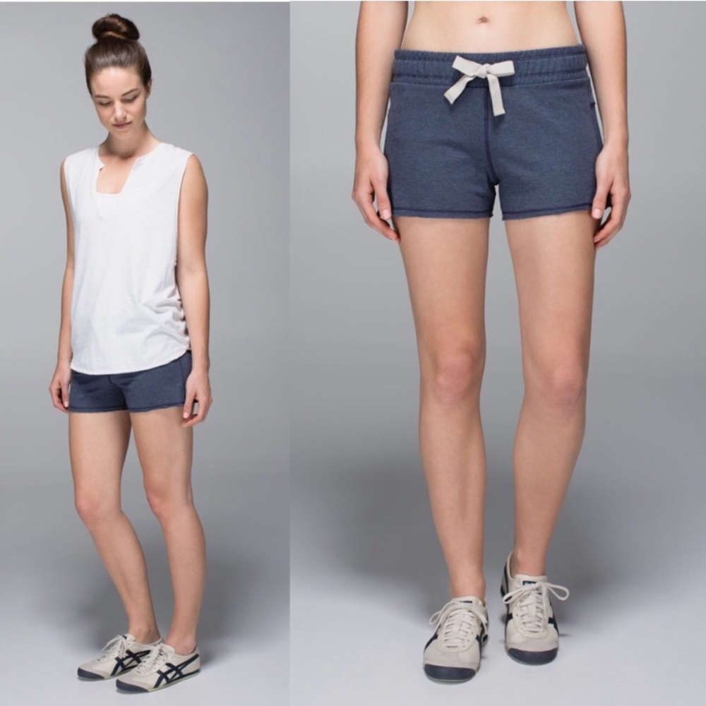 Lululemon Serenity Short Heathered Cadet Blue 8